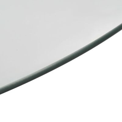 vidaXL Rotirajući pladanj za posluživanje prozirni 60 cm kaljeno staklo