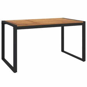 vidaXL Vrtni stol s U-nogama 140 x 80 x 75 cm od masivnog drva bagrema