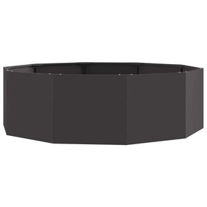 vidaXL Sadilica Crna 120 x 120 x 35 cm Čelik