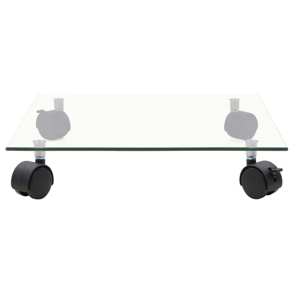 vidaXL Pomična postolja za biljke 2 kom 35 x 35 cm četvrtasta staklena