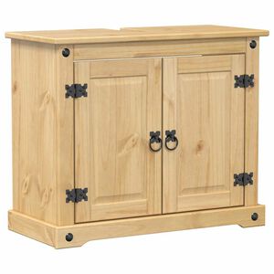 vidaXL Kupaonski ormarić za umivaonik Corona 73x33x60 cm od borovine