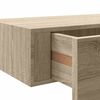 vidaXL Zidna polica s ladicom boja hrasta 40 x 23,5 x 10 cm MDF