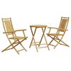 vidaXL 3-dijelni bistro set od bambusa