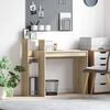 vidaXL Stol s policom Sonoma hrast 100 x 40 x 90 cm Konstruirano drvo