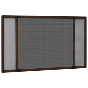 vidaXL Pro&scaron;irivi zaslon protiv insekata smeđi (75 - 143) x 50 cm