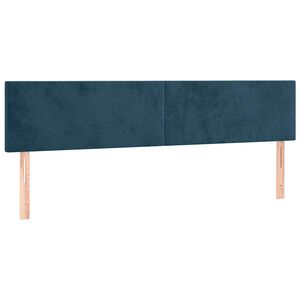 vidaXL Uzglavlja tamnoplava 160x5x78/88 cm bar&scaron;unasta