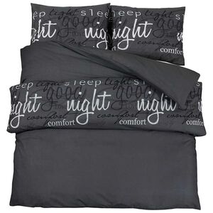 vidaXL Set navlaka za poplun crno-bijeli 140x200 cm pamuk