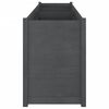 vidaXL Vrtna sadilica siva 200 x 50 x 70 cm od masivne borovine