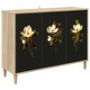 vidaXL Kreveta BREMEN Sonoma 102 x 33 x 75 cm Konstruirano drvo