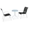 vidaXL 3-dijelni bistro set čelični crni