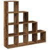 vidaXL Sobna pregrada/regal za knjige 4 razina 131,5x29x131,5cm drveni