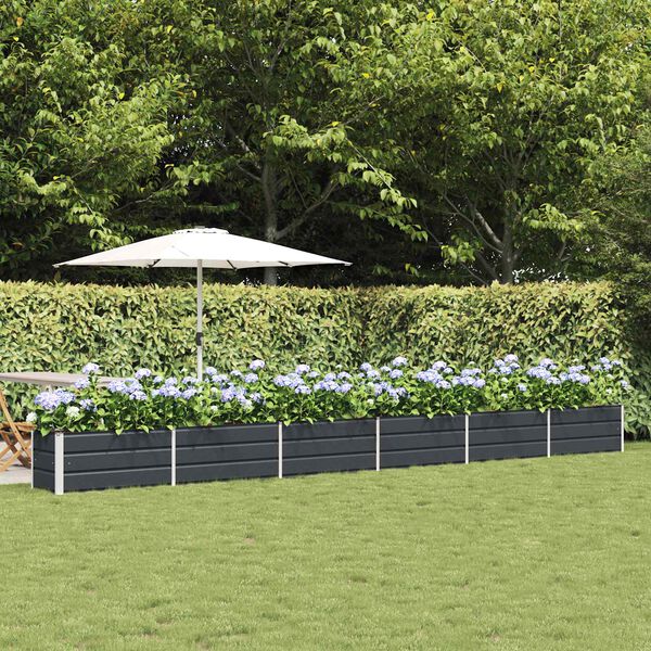 vidaXL Sadilica Antracit 480 x 50 x 45 cm Cinkani čelik