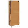 vidaXL Highboard 2 pcs Staro drvo Konstruirano drvo