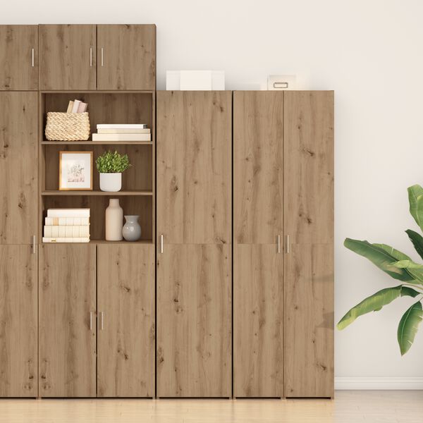 vidaXL Highboard Umjetnički hrast 45 x 42,5 x 185 cm