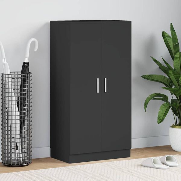 vidaXL Ormarić za cipele crni 55 x 35 x 108 cm od konstruiranog drva