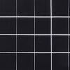 vidaXL Jastuci za stolice 6 kom crni karirani 40x40x7 cm od tkanine