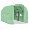 vidaXL Plastenik 6,86 m&sup2; 3,43 x 2 x 2 m