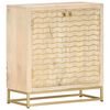 vidaXL Komoda zlatna 60 x 30 x 70 cm od masivnog drva manga
