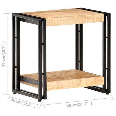 vidaXL Bočni stolić 40 x 30 x 40 cm od grubog drva manga