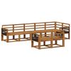 vidaXL Set vanjskih sofa 8 pcs Prirodna Čvrsto drvo akacije