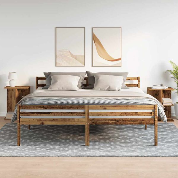 vidaXL Noćni ormarići 2 kom staro drvo 46,5x29x61cm konstruiranog drva