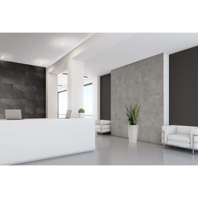 Grosfillex zidne pločice Gx Wall+ 5 kom izgled kamena 45 x 90 cm sive