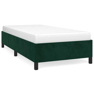 vidaXL Okvir za krevet bez madraca tamnozeleni 90x200 cm bar&scaron;unasti