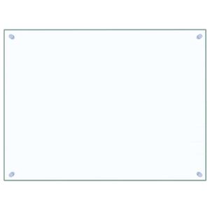 vidaXL Kuhinjska za&scaron;tita od prskanja prozirna 80x60 cm kaljeno staklo