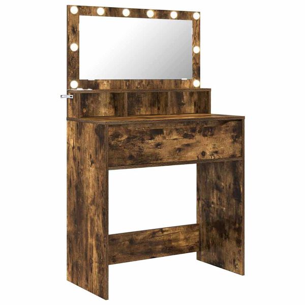 vidaXL Stolovi za presvlačenje u spavaćoj sobi Dimljeni hrast