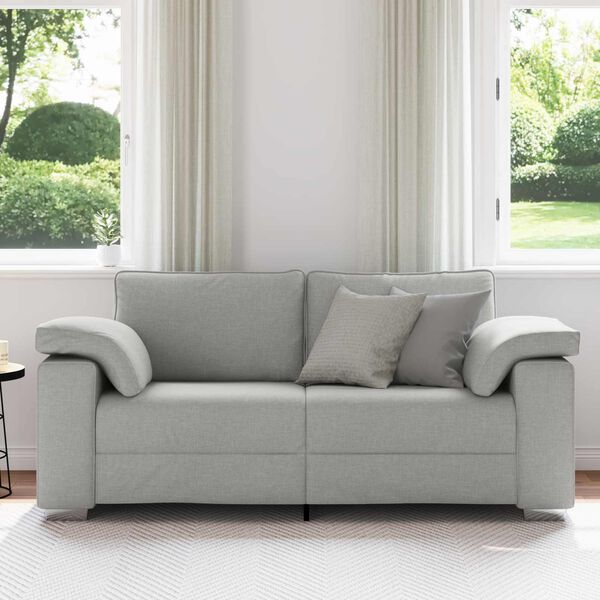 vidaXL Sofa Oblačnosiva 180 x 80 x 82 cm tkanina