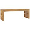 vidaXL Stolić za kavu 110x35x38 cm od masivne tikovine