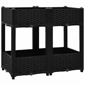 vidaXL Povi&scaron;ena gredica 80 x 40 x 71 cm od polipropilena
