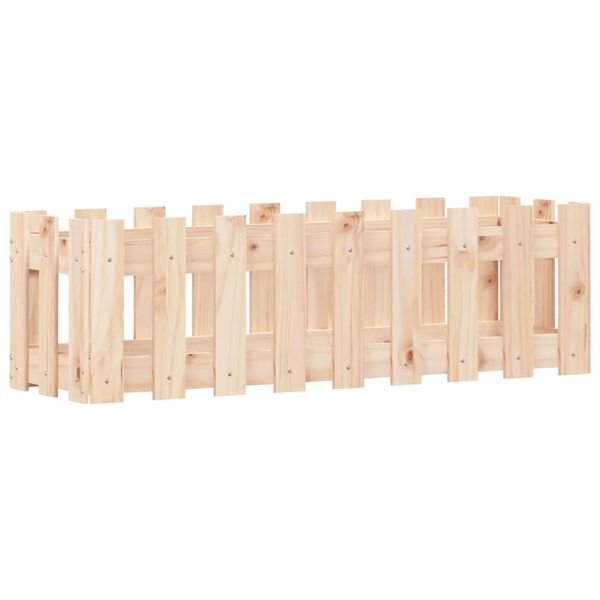vidaXL Povišena vrtna gredica 100 x 30 x 30 cm od masivne borovine