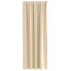 vidaXL Zavjese za blackout s prstenovima 2 pcs Krema 225 x 140 cm