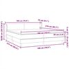 vidaXL Box Spring krevet s madracima ružičasti 180x210 cm bar&scaron;un