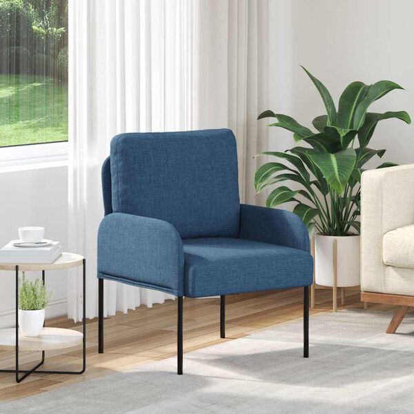 vidaXL Sofe s jastukom 55cm Plava &Scaron;perploča