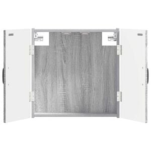 vidaXL Kabinet za mete HAARLEM Siva Sonoma 52,5 x 10,5 x 53,5 cm
