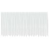 vidaXL Čipkasta zavjesa sa zavjesama Bijelo 180 x 500 cm Poliester