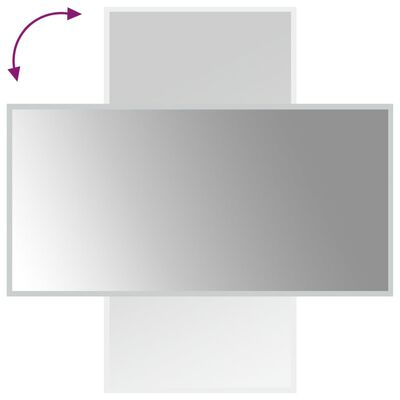vidaXL LED kupaonsko ogledalo 50x100 cm