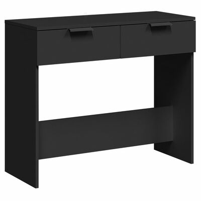 vidaXL Konzolni stol crni 90 x 36 x 75 cm od konstruiranog drva