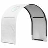 vidaXL Tunis za krevet 2 pcs Bijela 211 x 52,5 x 2 cm Poliester