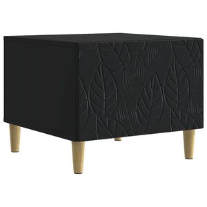 vidaXL Kava Stol Crna 50 x 49 x 40 cm Konstruirano drvo