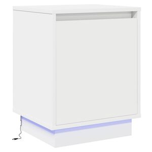 vidaXL Noćni ormar Bijelo 39 x 34,5 x 50 cm Konstruirano drvo