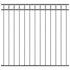 vidaXL Element Ograde ASSEN Siva 170 x 120 cm Čelik