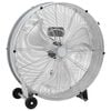 vidaXL Bubnjasti ventilator s kotačem Srebrna 79 x 37 x 82 cm Aluminij
