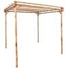 vidaXL Pergola od bambusa 170 x 170 x 220 cm