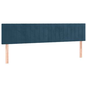 vidaXL Uzglavlja tamnoplava 180x5x78/88 cm bar&scaron;unasta