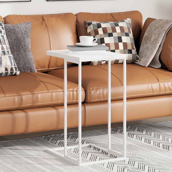 vidaXL Bočni stolić bijeli 40 x 30 x 59 cm od konstruiranog drva