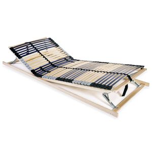 vidaXL Podnica za krevet s 42 letvice i 7 zona 80 x 200 cm
