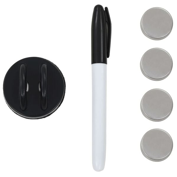 vidaXL Zidna magnetna ploča od stakla 120 x 60 cm